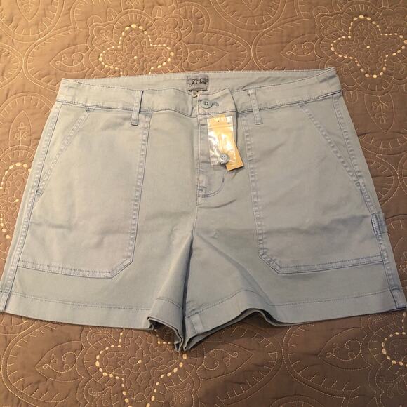 J.Crew slate blue chino shorts - size 14 - NWT - Picture 1 of 7